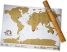 Škrabací  mapa světa, cestovní prémium holm0114