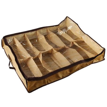 Úložný box na boty pod postelí na uschovaní 10 párů bot