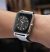  71/5000 AlphaOne - stříbrný kovový náramek Smart hodinky, vestavěný fotoaparát