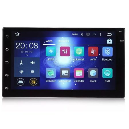 Rádio AlphaOne HD 212 Android 2 Din s dopravou zdarma, anglické menu, konektor Iso