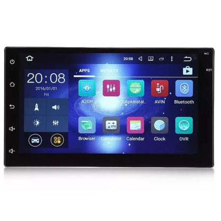 Rádio AlphaOne HD 212 Android 2 Din , anglické menu, konektor Iso