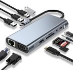 USB Type-C HUB – 11portový adaptér