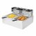 12litrová elektrická fritéza – 2 × 2500 W 12litrová elektrická fritéza – 2 × 2500 W