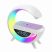 Mini multimediální Bluetooth reproduktor, bezdrátová nabíjecí podložka, budík, RGB LED lampa