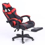   RACSING PRO X Herní židle opěrkou na nohy červeno-černá barva 