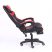 RACSING PRO X Herní židle opěrkou na nohy červeno-černá barva 