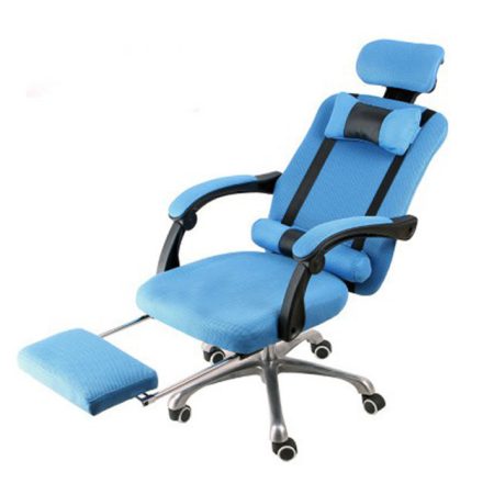 Prezidentská otočná židle modrá,   - Komfort a pohodlí, ergonomický design!