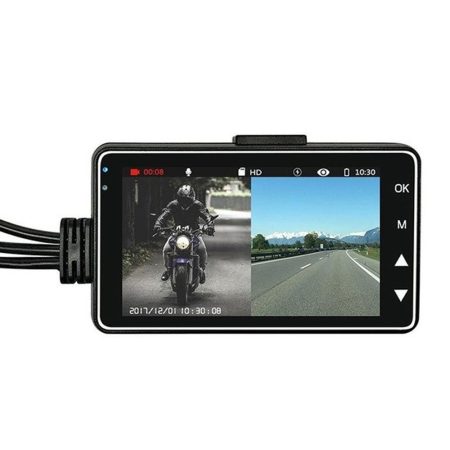 Palubní kamera s 2 kamerami pro motorky
