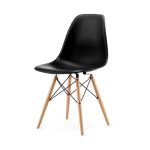    4 Designové moderní jídelní židle do vaší kuchyně nebo mohou být klenotem obývacího pokoje-černá