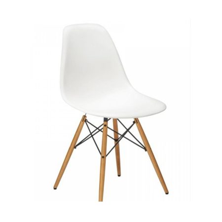 4 Designové moderní jídelní židle do vaší kuchyně nebo mohou být klenotem obývacího pokoje- bílá 4 Designové moderní jídelní židle do vaší kuchyně nebo mohou být klenotem obývacího pokoje- bílá