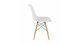 4 Designové moderní jídelní židle do vaší kuchyně nebo mohou být klenotem obývacího pokoje- bílá