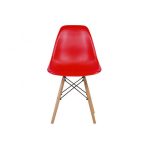   4 Designové moderní jídelní židle do vaší kuchyně nebo mohou být klenotem obývacího pokoje- červená