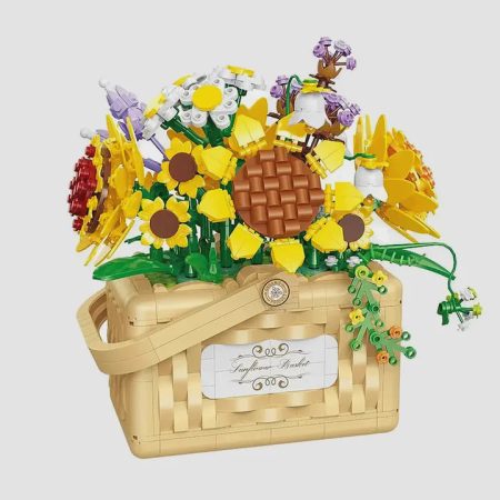 Balody Mini Blocks – Stavebnice Květinový Košík se Slunečnicemi (1295 ks)