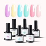   Modelones Prémiová jarní–letní kolekce pastelových gel laků – 6 odstínů