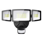   Onforu 55W LED vonkajšie bezpečnostné osvetlenie s pohybovým senzorom