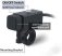 iMESTOU Motorizovaná nabíječka USB - 5V 2,1A, vodotěsná, duální USB, s vypínačem a pojistkou (12V/24V)