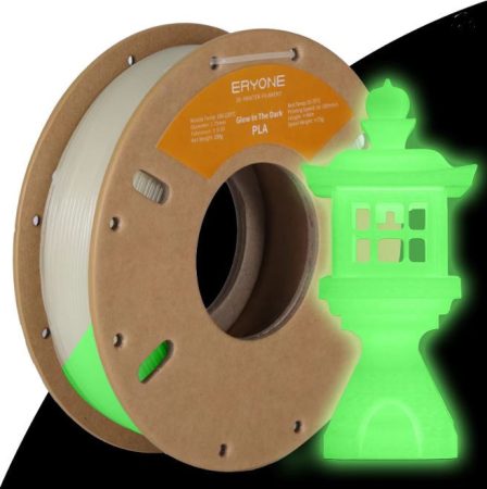 ERYONE Luminous PLA Green Printing Filament - 1,75 mm, přesnost ±0,03 mm, 1 kg ERYONE Luminous PLA Green Printing Filament - 1,75 mm, přesnost ±0,03 mm, 1 kg