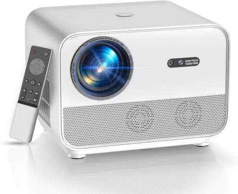 FunFlix A1 Okos Projektor – 1080P, 4K támogatás, Android TV, WiFi 6, Bluetooth 5.2