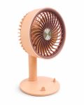   Přenosný stolní ventilátor s dobíjením přes USB – 5 rychlostních stupňů, nastavitelná hlava