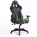Sintact Gamer židle zeleno-černá bez opěrky na nohy