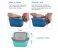 Krabička na jídlo Lunch Box s přihrádkami – tmavě modro-šedá Krabička na jídlo Lunch Box s přihrádkami – tmavě modro-šedá