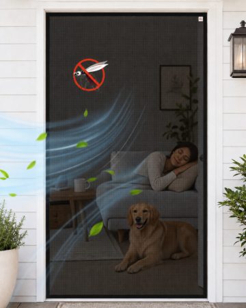 Yotaghe – moskytiéra s extra hustou vazbou, s filtrem proti slunečnímu záření a pylovému filtru – 265 × 100 cm Yotaghe – moskytiéra s extra hustou vazbou, s filtrem proti slunečnímu záření a pylovému filtru – 265 × 100 cm
