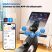 Skládací magnetický veslovací trenažér ONETWOFIT, 16 úrovní, Bluetooth, černý
