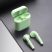 Slúchadlá Inpods 12 Macaron zelené - soft touch ovládanie a matný povrch