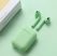 Slúchadlá Inpods 12 Macaron zelené - soft touch ovládanie a matný povrch