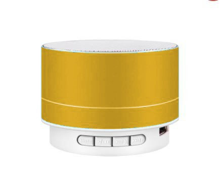 Reproduktor kovový  A10 Bluetooth - žltý