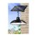 LED  solární závěsná lampa na zahradu s dálkovým ovládáním
