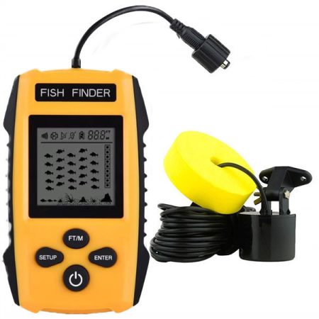 Fish  finder echolot- sonar detekce ryb s LED displejem