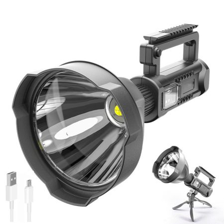 Multifunkční LED svítilna - baterka 8000 mAh s vestavěnou dobíjecí baterií a stojánkem Multifunkční LED svítilna - baterka 8000 mAh s vestavěnou dobíjecí baterií a stojánkem
