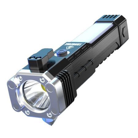 Multifunkční  LED svítilna StrikeLigh bezpečnostní kladívko na sklo, nůž na bezpečnostní pásy