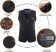 Amaz Lux černá unisex vyhřívaná vesta EU/4XL