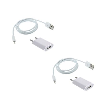 Nabíjecí sada 2 v 1 - 2 adaptéry EU + 2 2m kabely Lightning pro zařízení Apple Nabíjecí sada 2 v 1 - 2 adaptéry EU + 2 2m kabely Lightning pro zařízení Apple