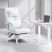 Dowinx manažerská židle, bílá – s opěrkou nohou a nastavitelnou bederní a hlavovou opěrkou
