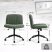 Dowinx otočná židle s extra širokým sedákem, tmavě zelená