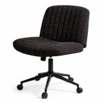 Dowinx otočná židle s extra širokým sedákem, černá