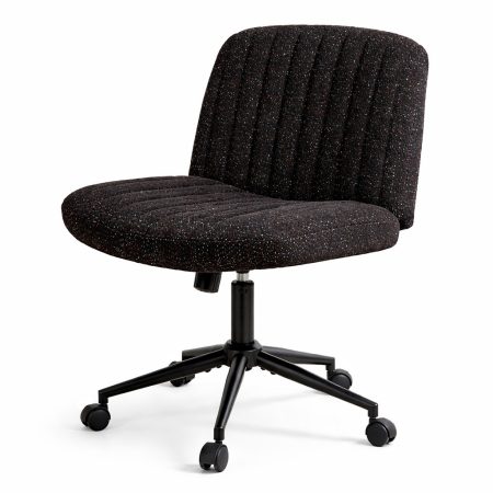 Dowinx otočná židle s extra širokým sedákem, černá