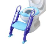 Bamny Židlička na WC - schůdky modrofialový
