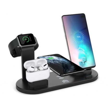 Namvi Bezdrátová nabíječka stojánek k mobilným telefónom, hodinkám, slúchadlám ( Powerstation) 