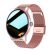 Maomi Z2 Růžové chytré hodinky s kovovým řemínkem