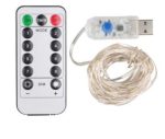  AlphaOne Usb led světelný řetěz s dálkovým ovládáním 10 metrů
