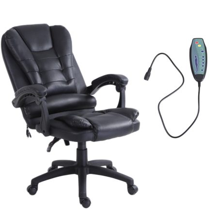 Ardia černé kancelářské židle s masážní funkcí a dálkovým ovládáním