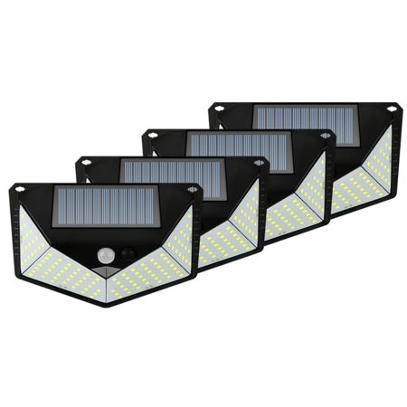 FourKings LED solární svítidlo s pohybovým čidlem-4 ks