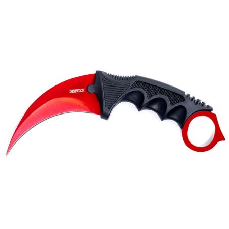 Scorpion Karambit červeno-černý