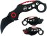 Kapesní zavírací nůž Ork Karambit červeno-černý