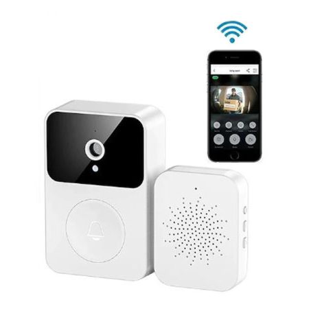 SmartCom Bezdrátový zvonek s kamerou - wifi-video-zvonek