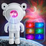   Hvězdný projektor Astronaut s dálkovým ovládáním, noční projektor